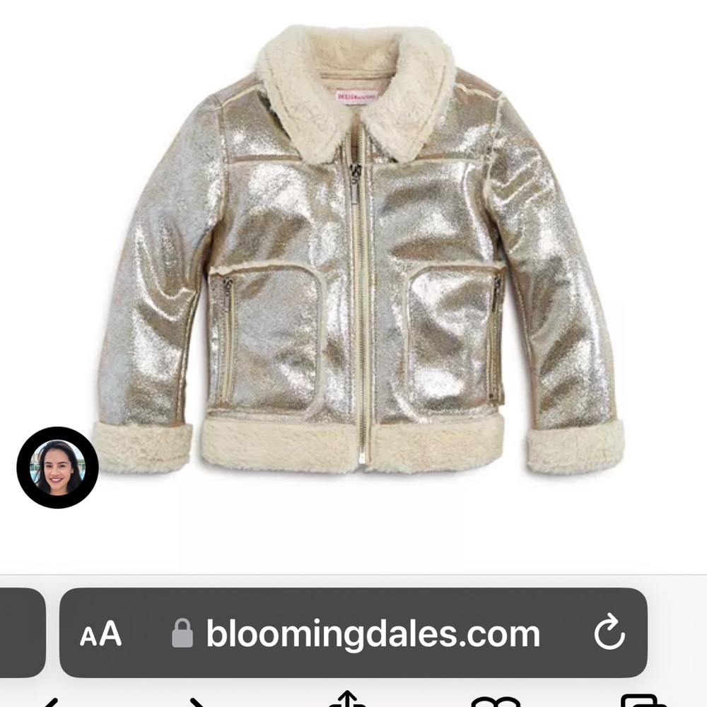 Design History Shearling Bomber Jacket